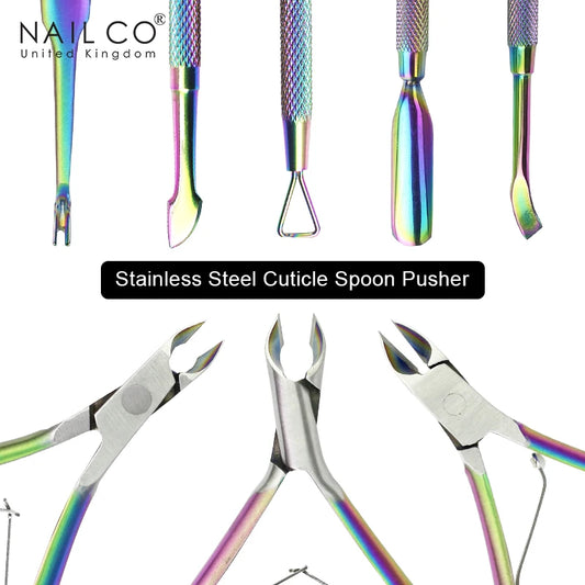 High Quality Stainless Steel Gel Nail Manicure Tools