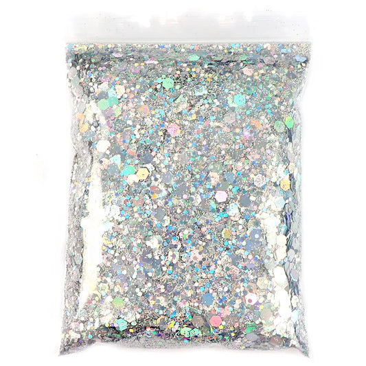 50G Holographic Nail Glitter Mix
