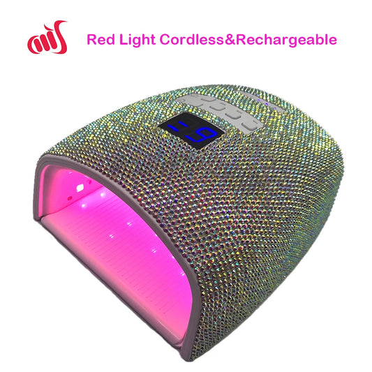 Rechargeable Rhinestone UV LED Nail Lamp