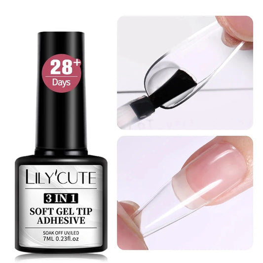 LILYCUTE 7ML Soft Gel Tip Adhesive Glue