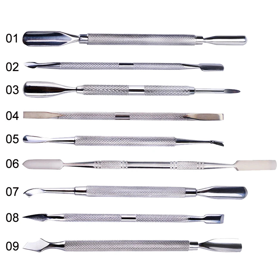 Stainless Steel Cuticle Pusher and Dead Skin Remover