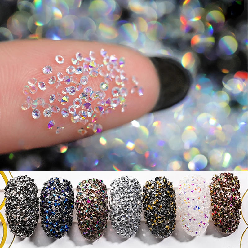 3D Nail Art Rhinestones for Manicure