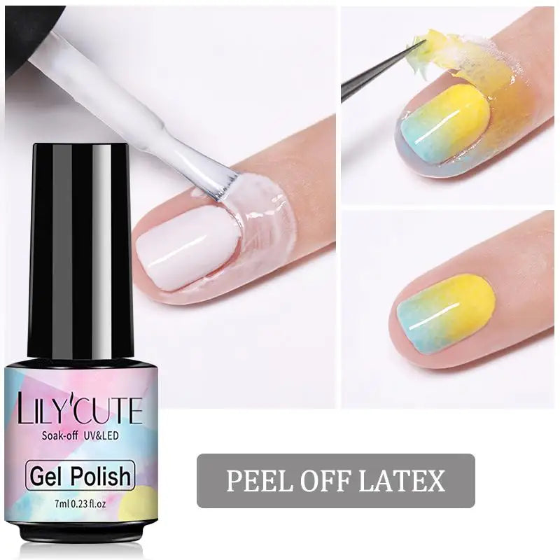 LILYCUTE Reflective Nail Gel Polish - 7ml Iridescent Glitter