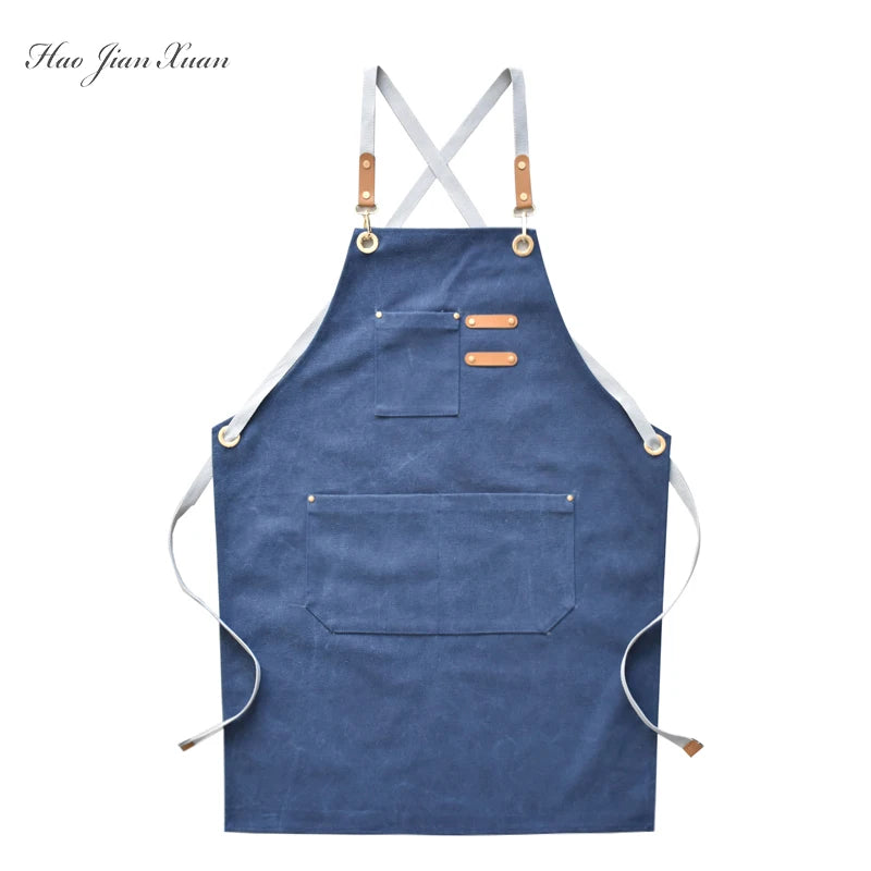 Premium Canvas Apron - Adjustable, Durable, Multi-Purpose