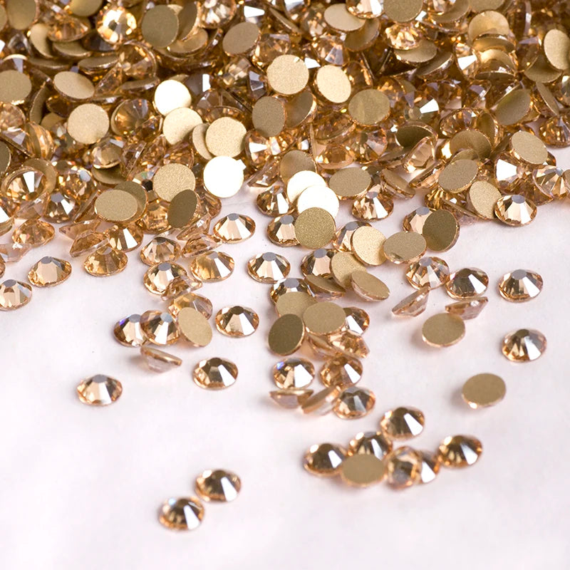 YANRUO Crystal Rhinestones - Golden Shadow