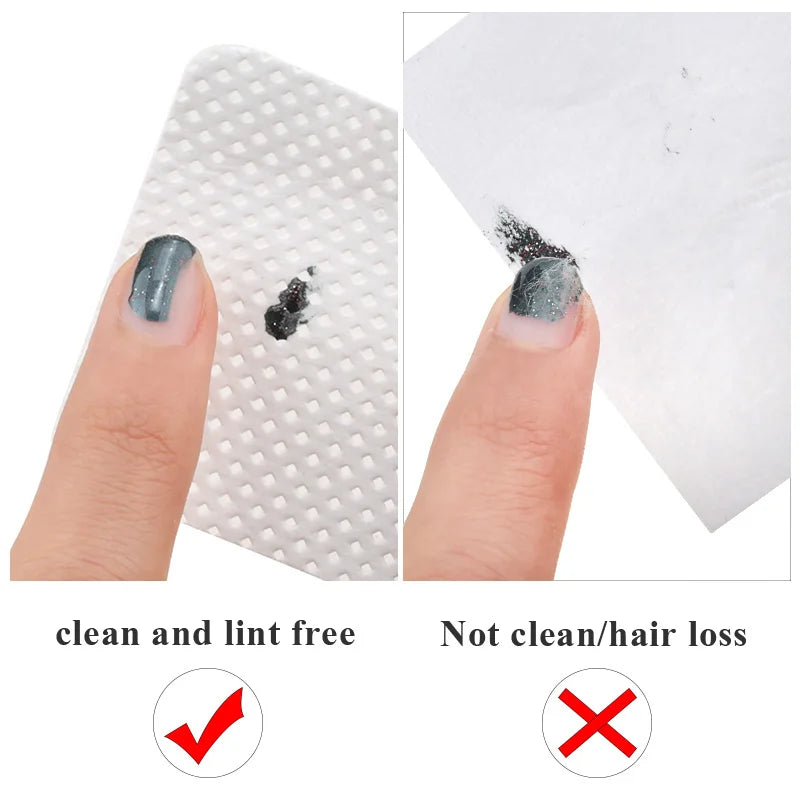 Lint-Free Nail Polish Remover Wipes