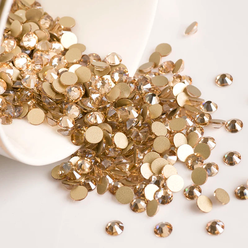 YANRUO Crystal Rhinestones - Golden Shadow