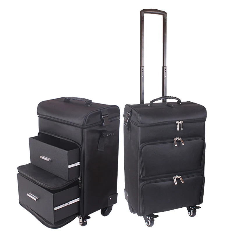 CARRYLOVE Cosmetic Case Rolling Luggage