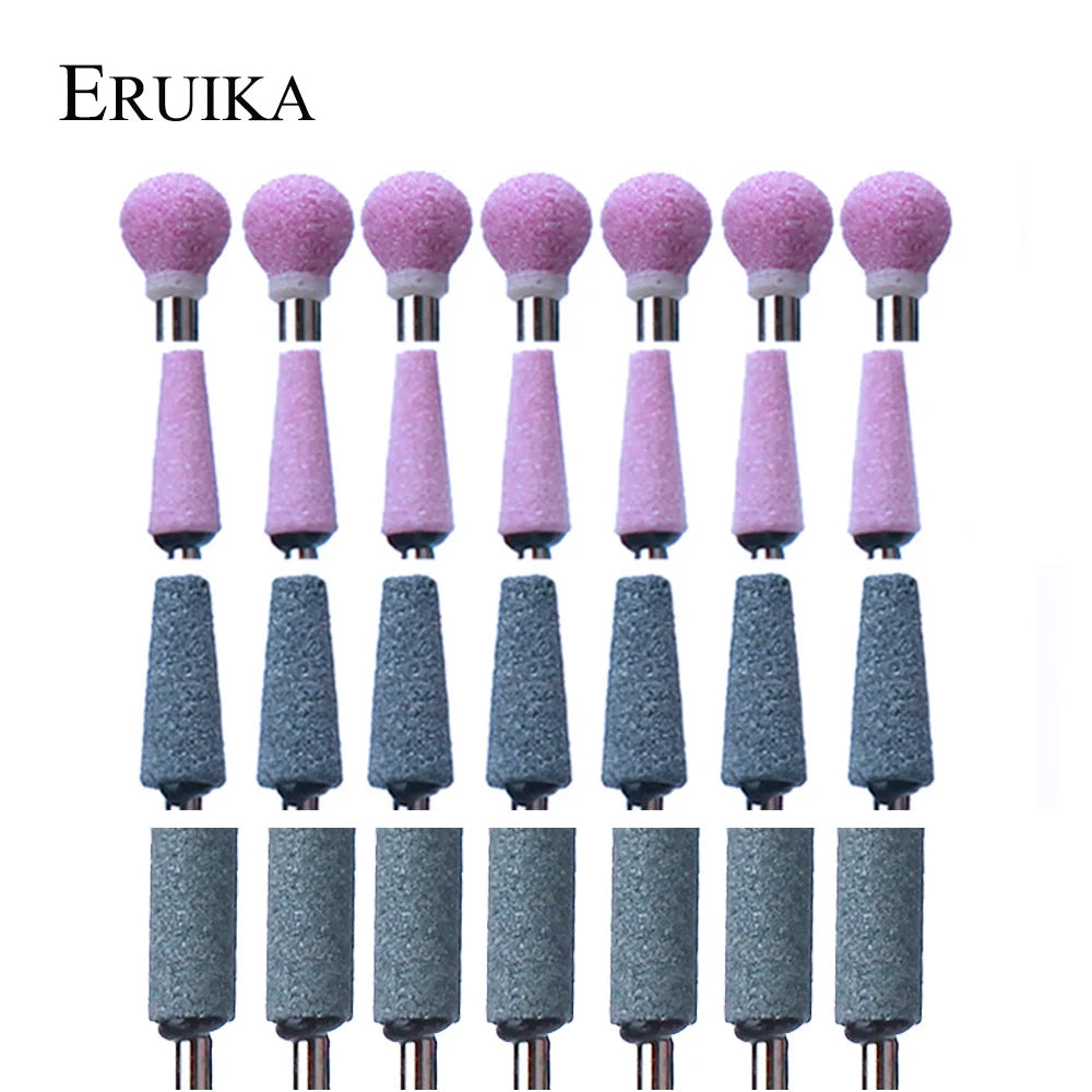 7pcs Corundum Nail Drill Bit Set