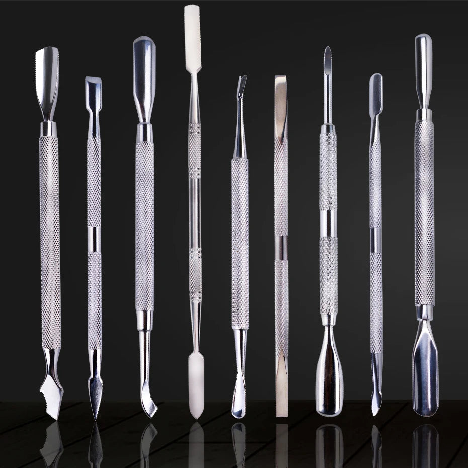 Stainless Steel Cuticle Pusher and Dead Skin Remover