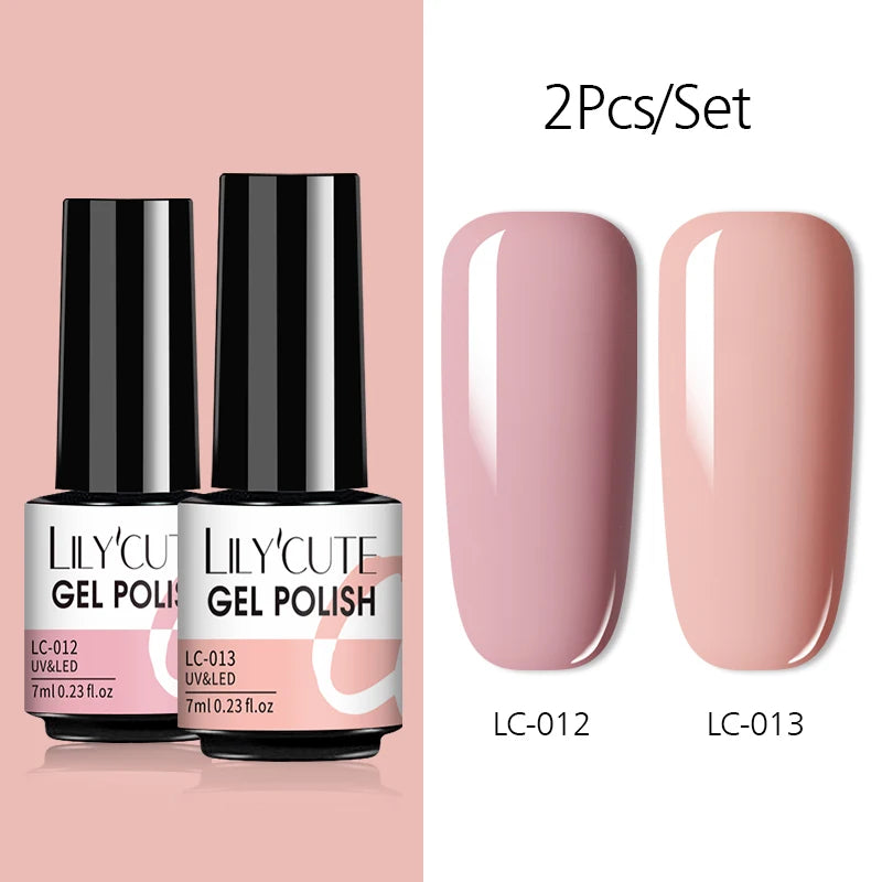 LILYCUTE Reflective Nail Gel Polish - 7ml Iridescent Glitter