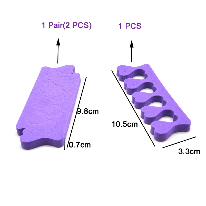 Professional Soft Foam Toe Separator Set