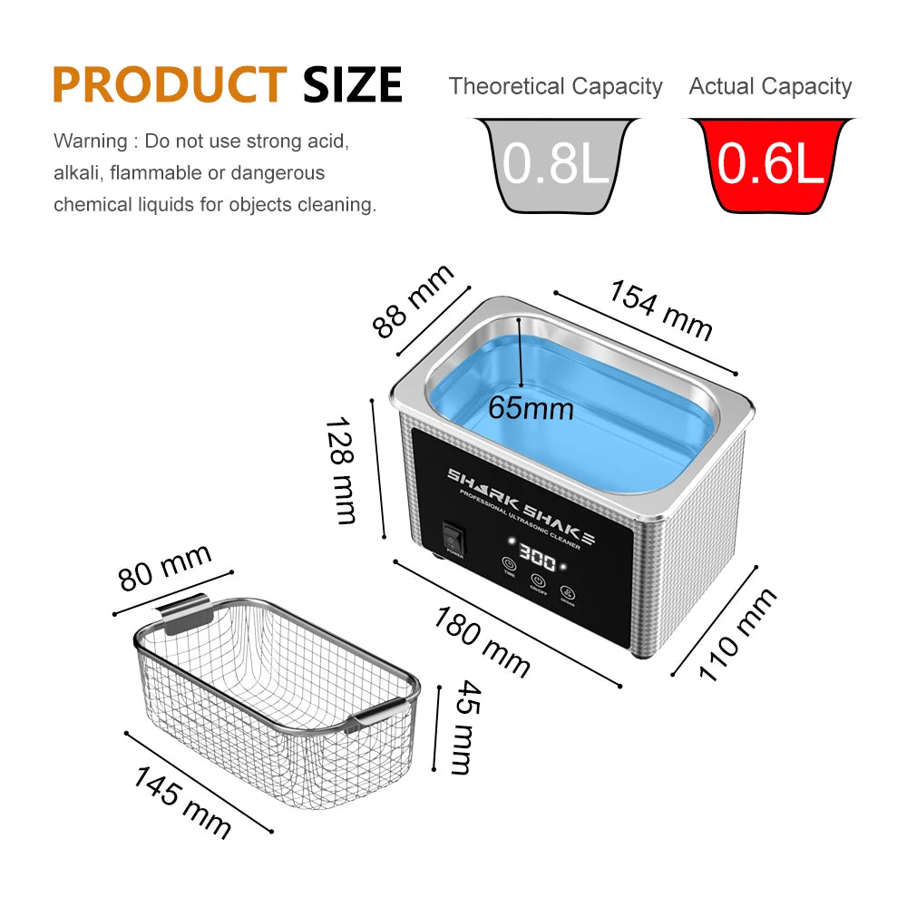 60W Ultrasonic Cleaning Machine