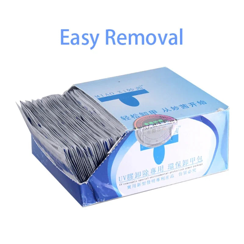 Gel Nail Polish Remover Wipes - 20/60/100Pcs