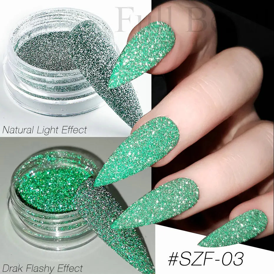 Reflective Glitter Nail Powder