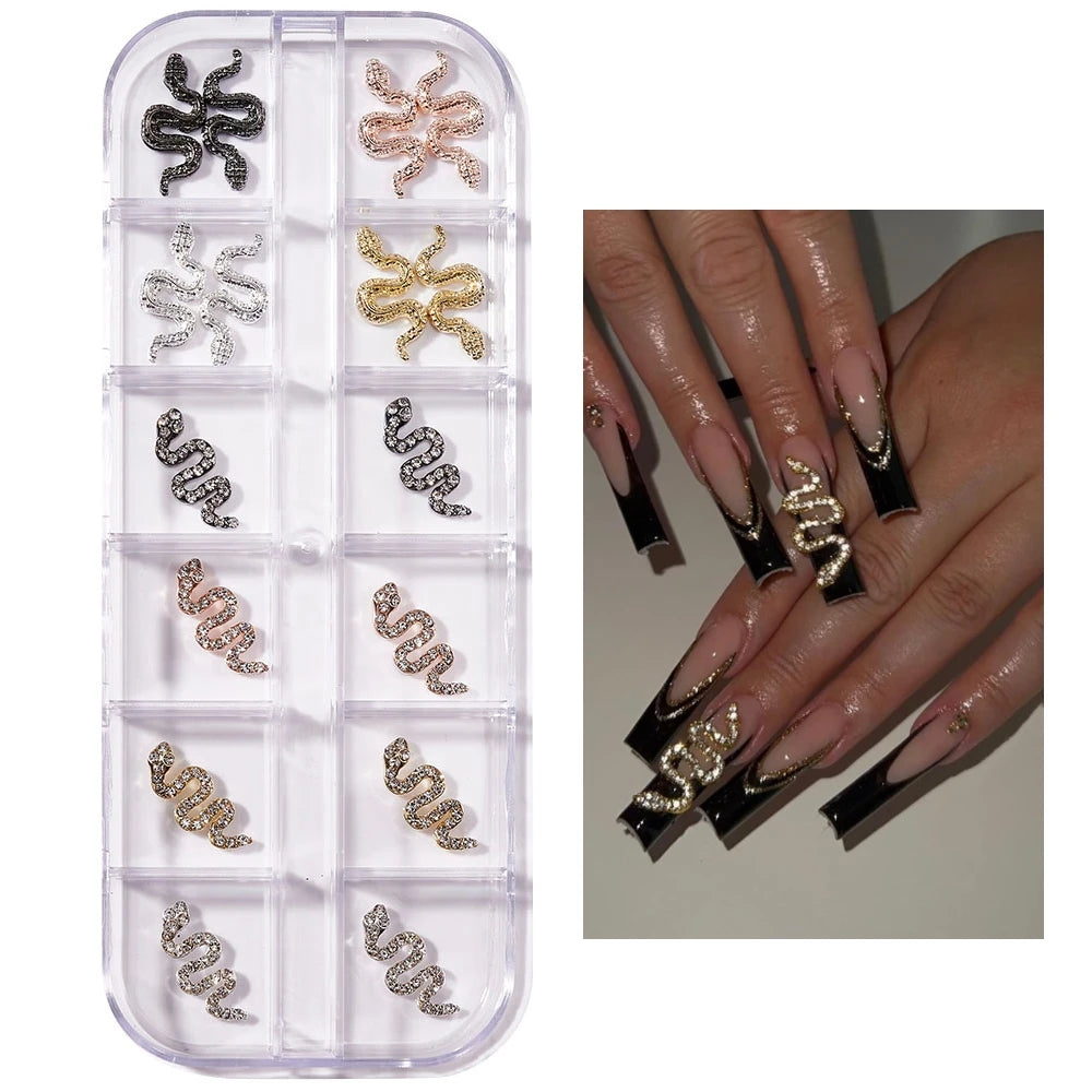 Nail Art Rhinestones Kit 2400pcs - Design Bright Holiday