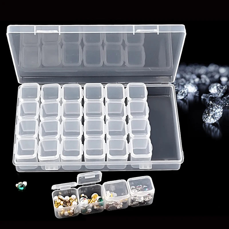 Double-layer Nail Art Organizer Box