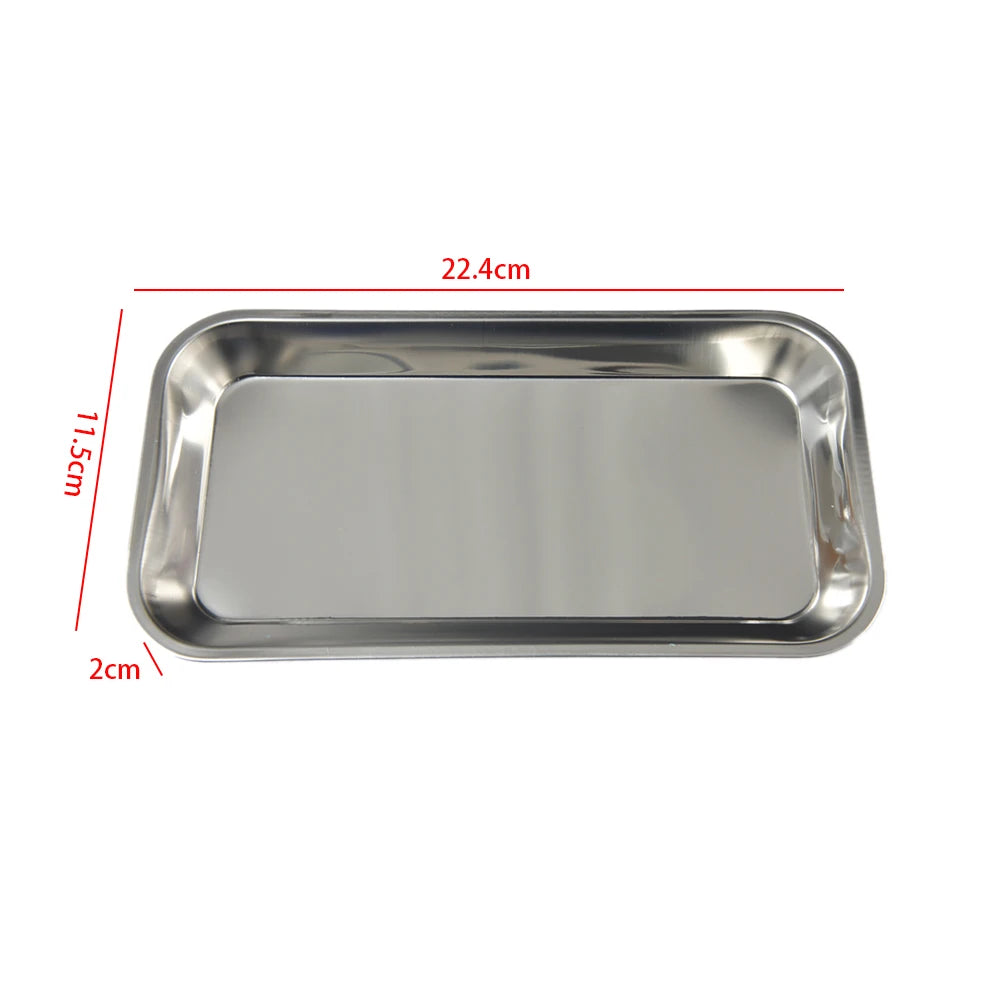 Stainless Steel Nail Art Tray Organizer