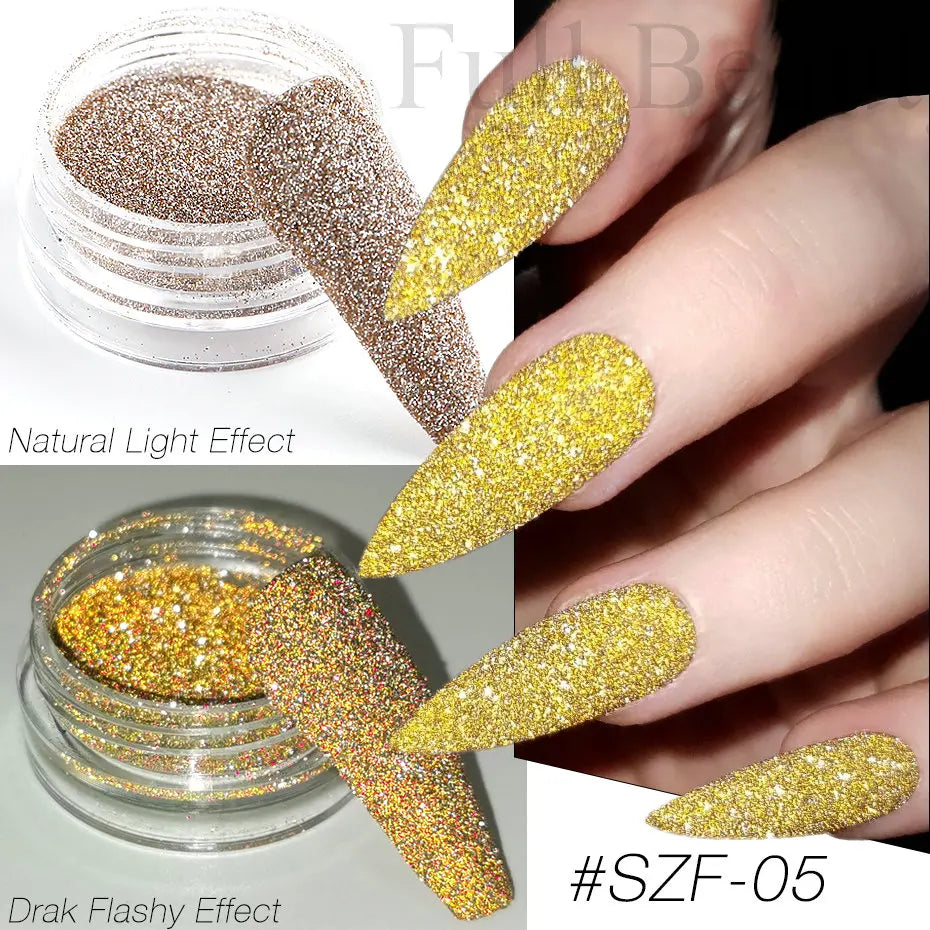 Reflective Glitter Nail Powder