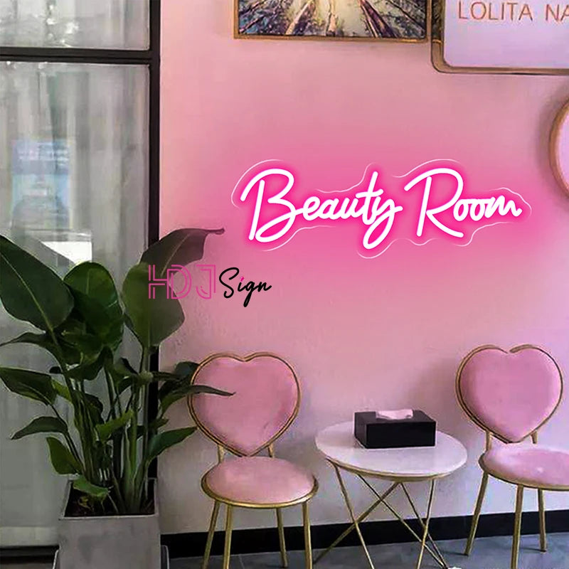 Neon Light Sign Beauty Room Decoration