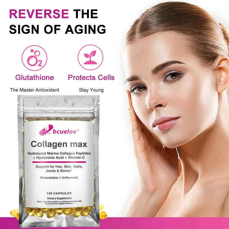 Collagen Max Capsules for Hair, Skin, Nails & Joints