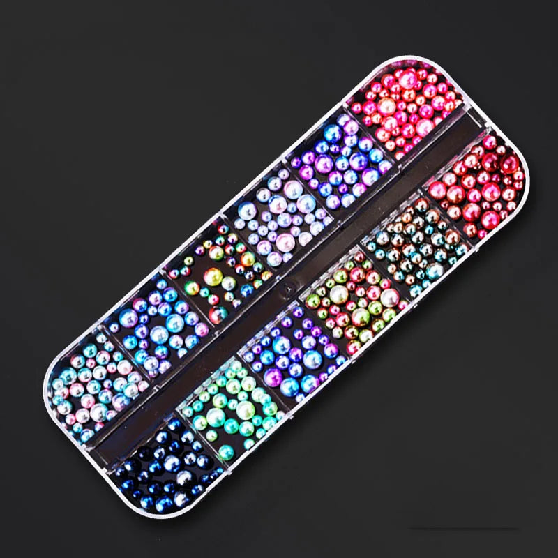 Nail Art Rhinestones Kit 2400pcs - Design Bright Holiday