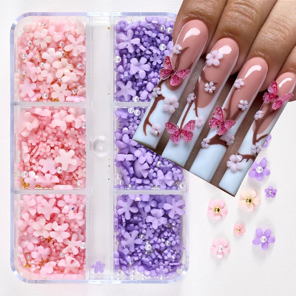 Nail Art Rhinestones Kit 2400pcs - Design Bright Holiday