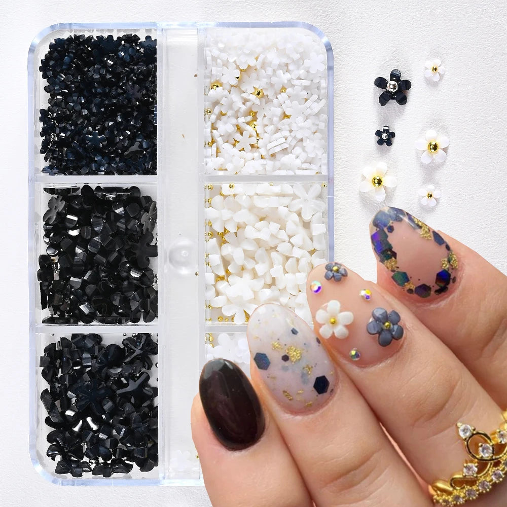 Nail Art Rhinestones Kit 2400pcs - Design Bright Holiday