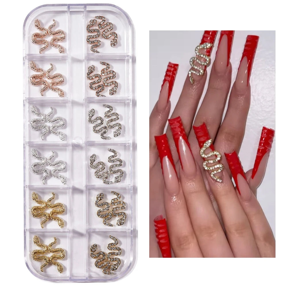 Nail Art Rhinestones Kit 2400pcs - Design Bright Holiday