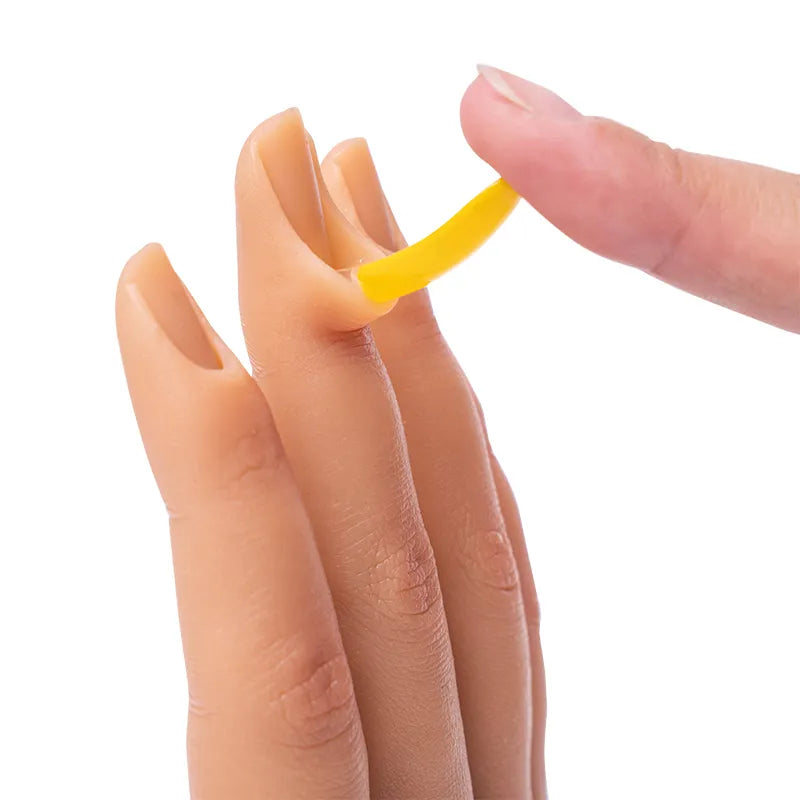 Silicone Nail Training Fake Hand