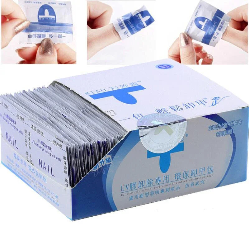 Gel Nail Polish Remover Wipes - 20/60/100Pcs