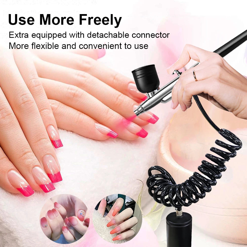 Portable Airbrush Nails Art Kit