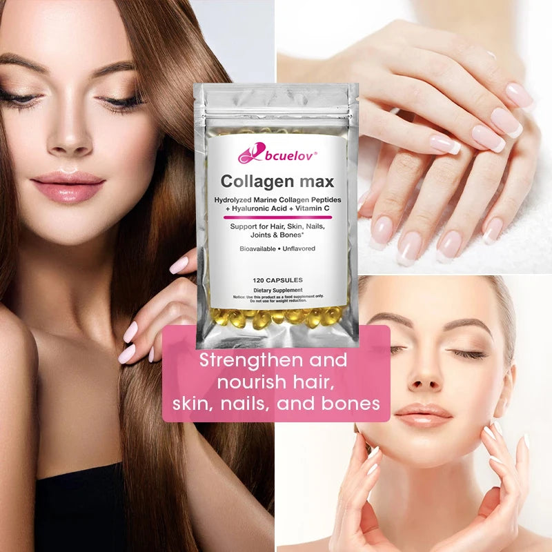 Collagen Max Capsules for Hair, Skin, Nails & Joints