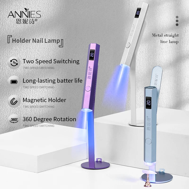 Portable UV Nail Lamp with LED Light - 50000mAh Power